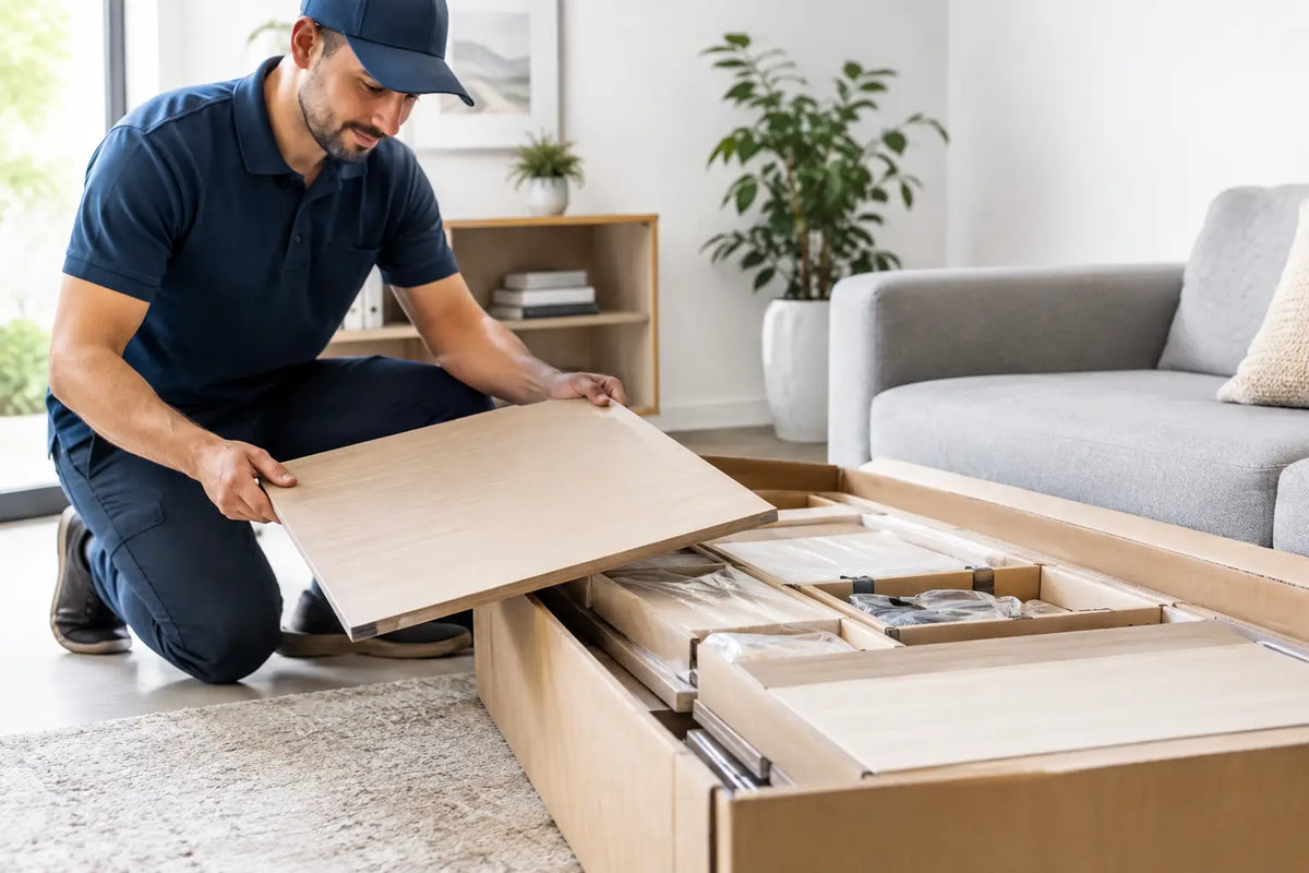 Compact Box Furniture Delivery, Made Easier