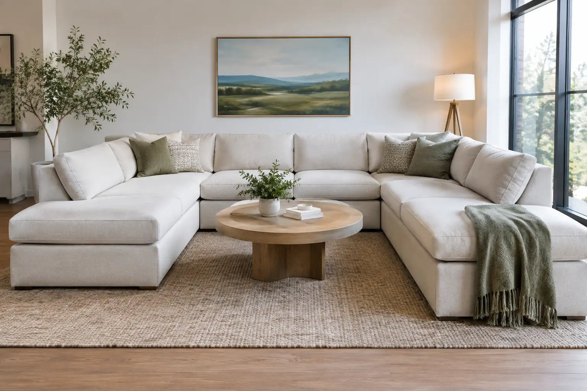 How a U Shaped Sectional Layout Should Fit