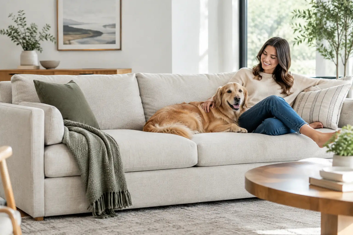 Why a Performance Linen Sofa Works Harder at Home