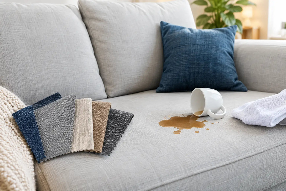 Which Sofa Fabric Resists Stains? A Clear Guide