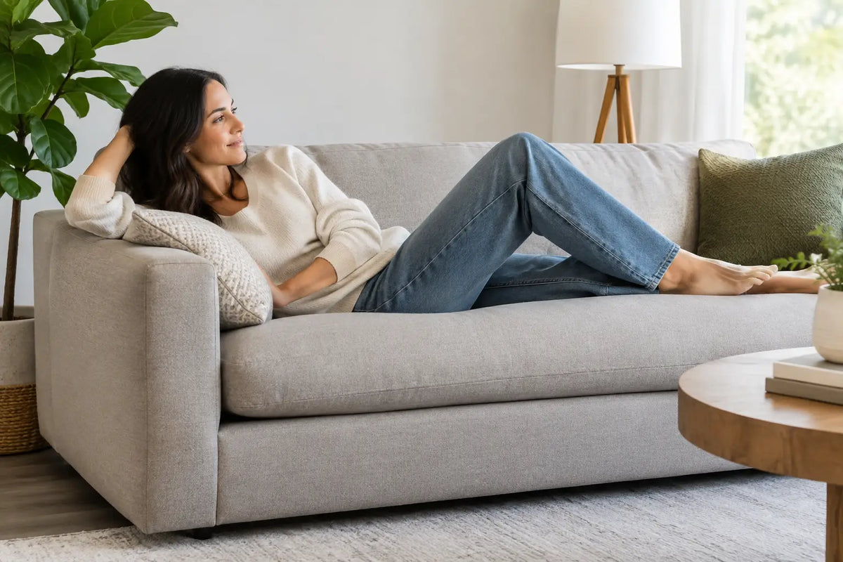A Guide to Sofa Seat Depth for Better Lounging