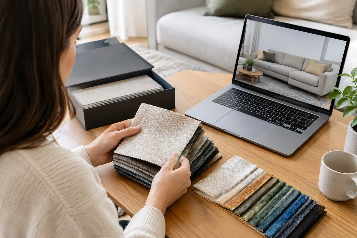 How to Order Modern Sofa Fabric Swatches Online