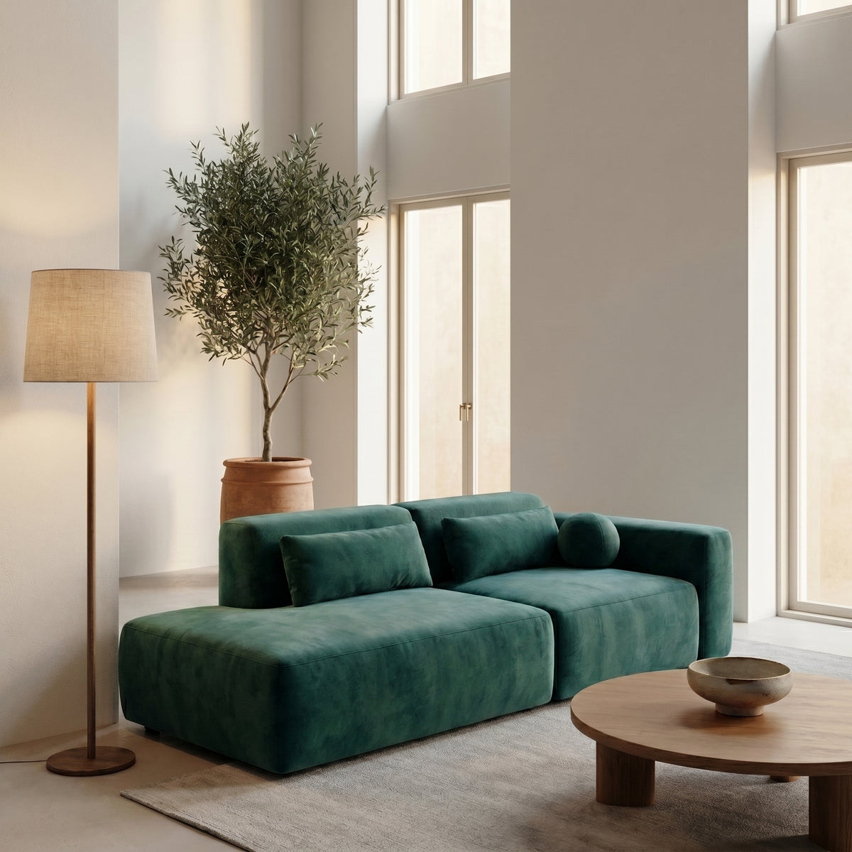The Evan L-Sectional, Left-Facing